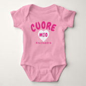 Cuore Mio (Mädchen) Baby Bodysuit Baby Strampler (Vorderseite)
