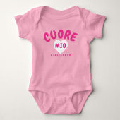 Cuore Mio (Mädchen) Baby Bodysuit Strampler (Vorderseite)