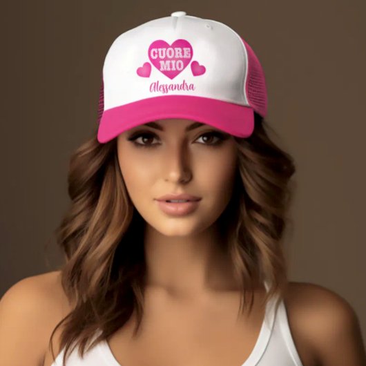 Cuore Mio Personalisiert Trucker Hat Truckerkappe