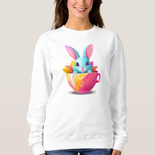 Cup Bunny Sweatshirt (Vorderseite)