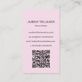 Cup Cake | Baker Koch Catering ODER Code Visitenkarte (Rückseite)