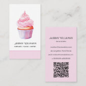 Cup Cake | Baker Koch Catering ODER Code Visitenkarte (Vorne/Hinten)