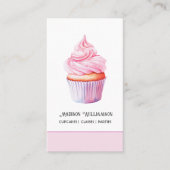 Cup Cake | Baker Koch Catering ODER Code Visitenkarte (Vorderseite)