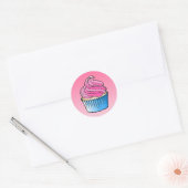 Cup Cake Classic Rund Sticker (Umschlag)