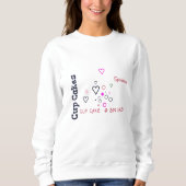 Cup Cake Dames basic sweater Sweatshirt (Vorderseite)
