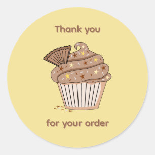 Cup Cake Danke, Aufkleber