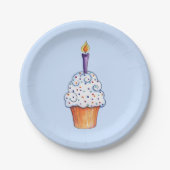 Cup Cake Pappteller (Vorderseite)