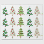 cup cake wrapping paper geschenkpapier (Flach)