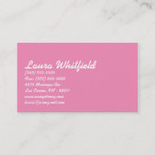 Cup Cakes Bäckerei Sweet Leckereien Visitenkarte (Rückseite)