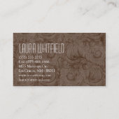 Cup Cakes Bäckerei Sweet Leckereien Visitenkarte (Rückseite)