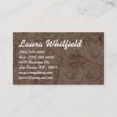 Cup Cakes Bäckerei Sweet Leckereien Visitenkarte (Rückseite)