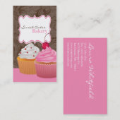 Cup Cakes Bäckerei Sweet Leckereien Visitenkarte (Vorne/Hinten)