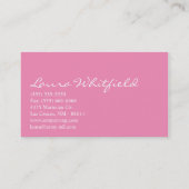 Cup Cakes Bäckerei Sweet Leckereien Visitenkarte (Rückseite)