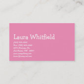 Cup Cakes Bäckerei Sweet Leckereien Visitenkarte (Rückseite)