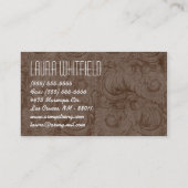 Cup Cakes Bäckerei Sweet Leckereien Visitenkarte (Rückseite)