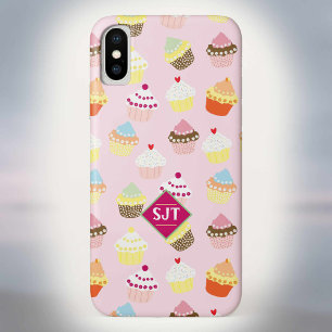 Cup Cakes Bäckerei Thema Design. Case-Mate iPhone Hülle