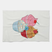 Cup Cakes Geschirrtuch (Horizontal)