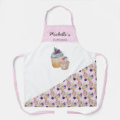 Cup Cakes und Frucht Wasserfarbe Schürze (Vorderseite)