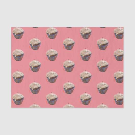 Cup cakesGewebe Papier - 15 gsm (10lb), weiß (Vorderseite)