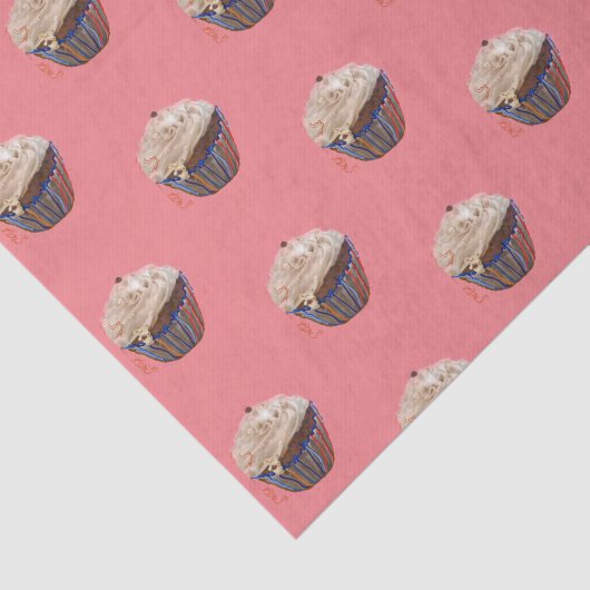 Cup cakesGewebe Papier - 15 gsm (10lb), weiß (Ausschnitt)