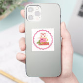 Cup Candles Frohe Weihnachten Aufkleber (Telefon)