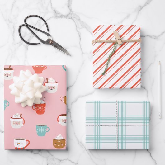 Cup Cheer-Packpapier  Geschenkpapier Set (Vorderseite)