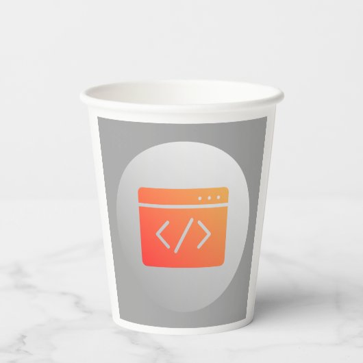 Cup-Code Pappbecher (Rückseite)