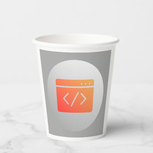 Cup-Code Pappbecher (Vorderseite)