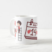 Cup Coffee Mug Valentine's Day Kaffeetasse (Vorderseite Links)