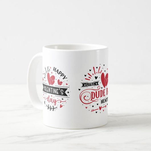 Cup Coffee Mug Valentine's Day Kaffeetasse (Vorderseite Links)