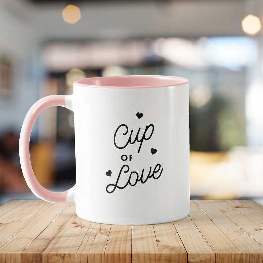 Cup der Liebe Valentine Moderne Niedliche Chic Tas Tasse