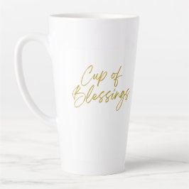 Cup der Segnungen hoch Latte Tasse