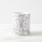 Cup-Design mit einem Muster im Stil der Linie ar Kaffeetasse (Mittel)