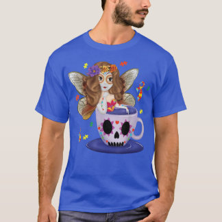 Cup Fairy Special Puzzle April Blauer Autismus Awa T-Shirt