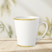 Cup for latte coffee with edges milchtasse