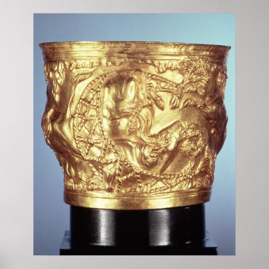 Cup, found in the royal tomb of Vaphio Poster (Vorne)