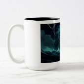 Cup "Greetings from the Abyss" Zweifarbige Tasse (Links)