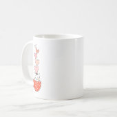 Cup-Katze mit Herz Kaffeetasse (Vorderseite Links)