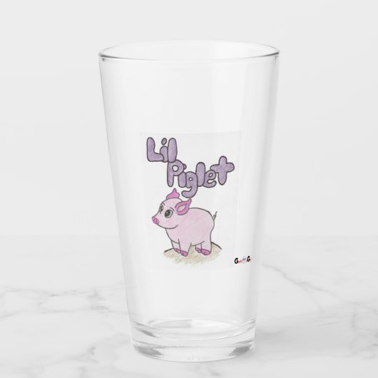 Cup "Lil Piglet" (Bierglas) Glas (Vorderseite)