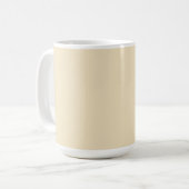 Cup mit Cream Ecru Hintergrund Kaffeetasse (Vorderseite Links)