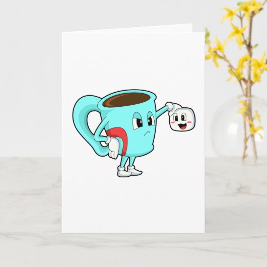 Cup mit Kaffee.PNG Karte (Gelbe Blume)