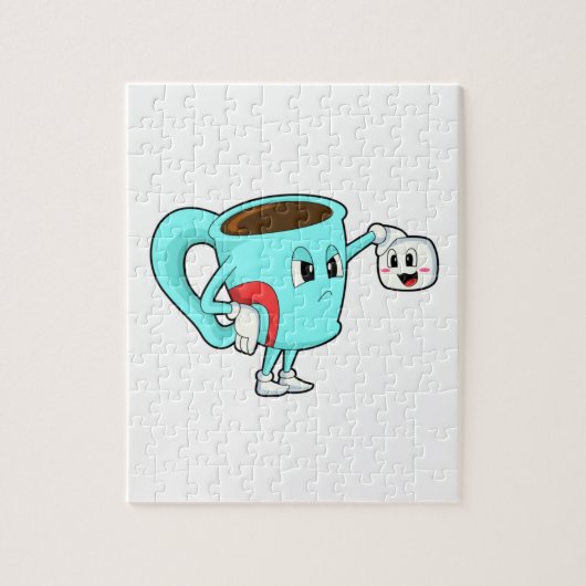 Cup mit Kaffee.PNG Puzzle (Vertikal)