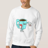 Cup mit Kaffee.PNG Sweatshirt (Vorderseite)