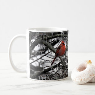 Cup mit Kardinal mit Schrift Kaffeetasse