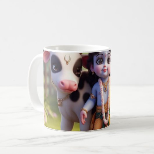 Cup mit kleiner krishna. kaffeetasse (Vorderseite Links)