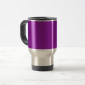 Cup mit Lila Hintergrund Reisebecher (Vorderseite Links)