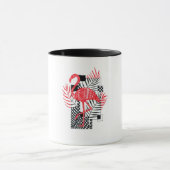Cup mit rotem Flamingo-Muster Tasse (Zentrum)