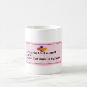 Cup mit Zitat "Liebe für den Herrn auf kleine Arte Kaffeetasse (Mittel)