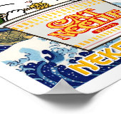 Cup Noodle Ramen Cat Poster (Ecke)