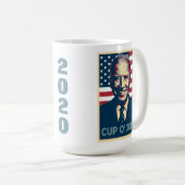 CUP O' JOE Biden für Präsident 2020 Kaffeetasse (VorderseiteRechts)